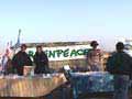 Le stand de Greenpeace